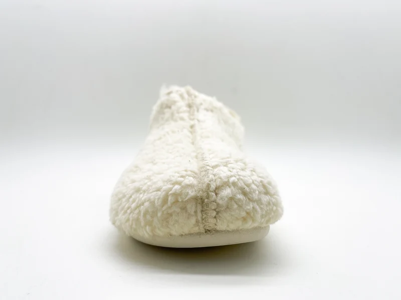 thies 1856 ® Organic Teddy Slipper Boots vegan off white