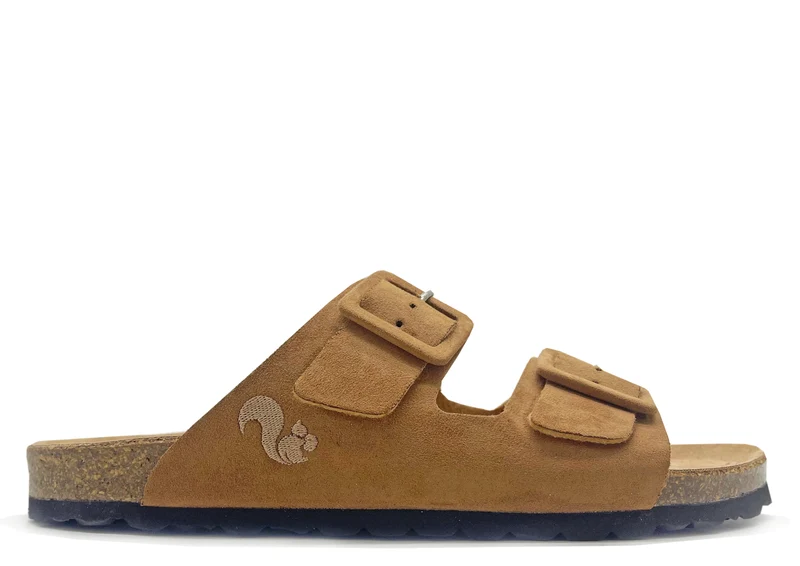 thies 1856 ® Eco Bio Covered Sandal vegan cognac