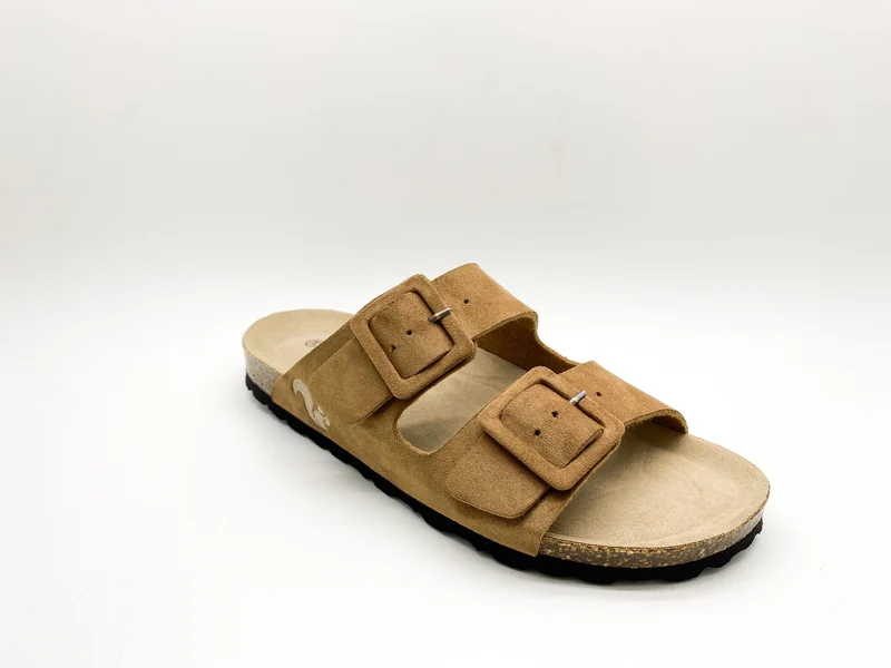 thies 1856 ® Eco Bio Covered Sandal vegan cognac