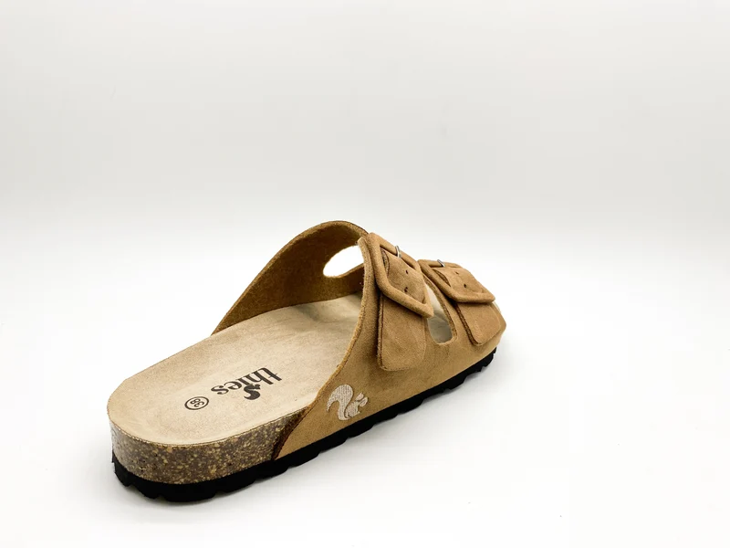 thies 1856 ® Eco Bio Covered Sandal vegan cognac
