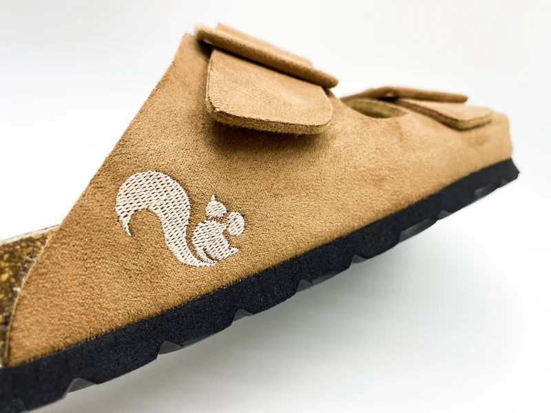 thies 1856 ® Eco Bio Covered Sandal vegan cognac