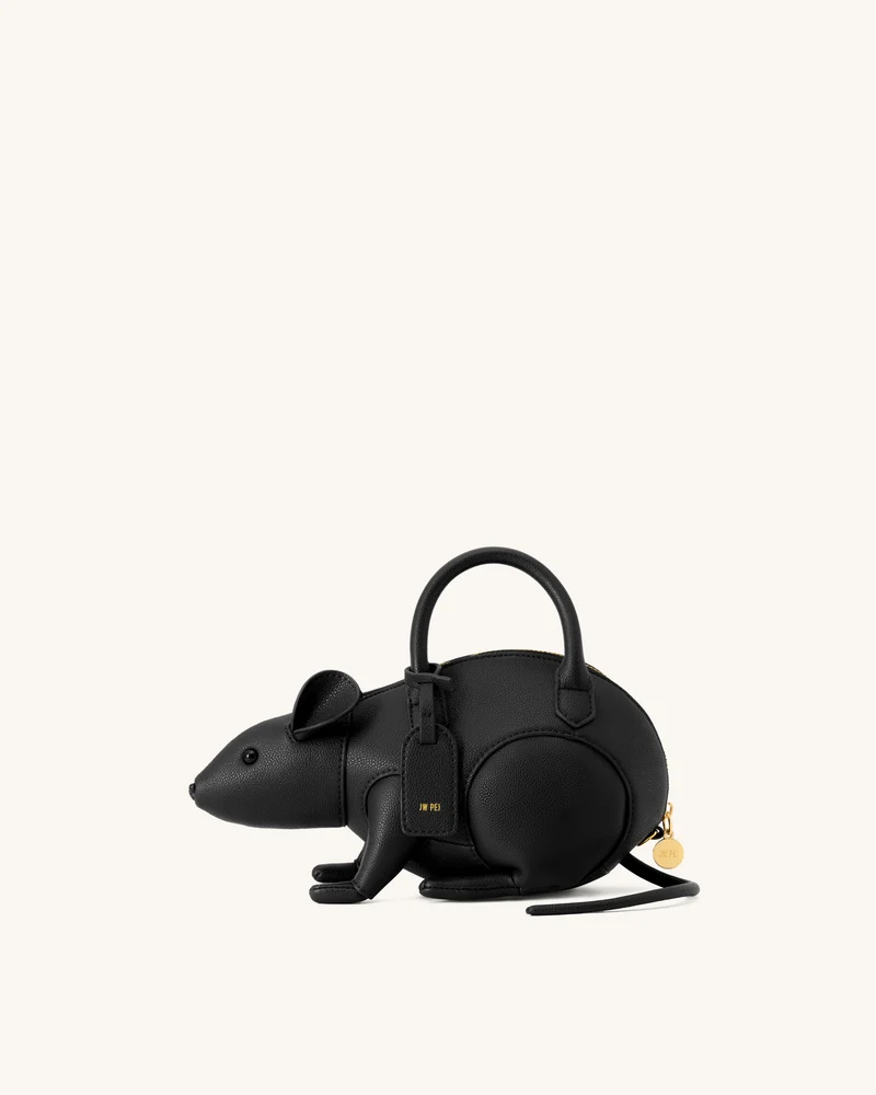 Mia Maus-Henkeltasche - Schwarz