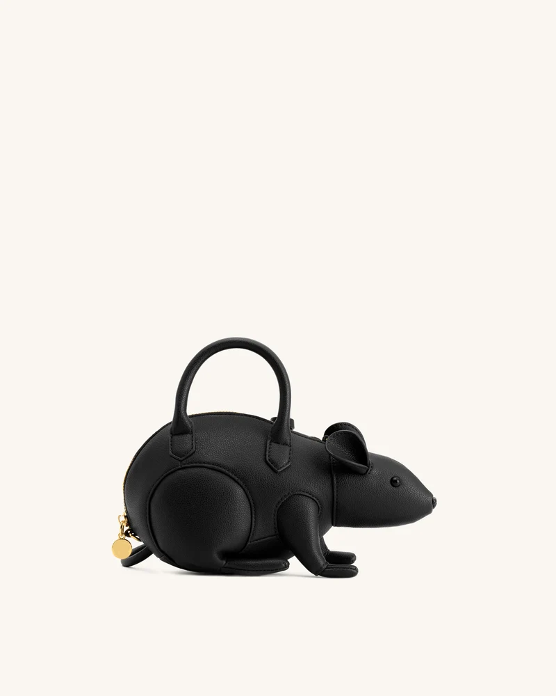 Mia Maus-Henkeltasche - Schwarz