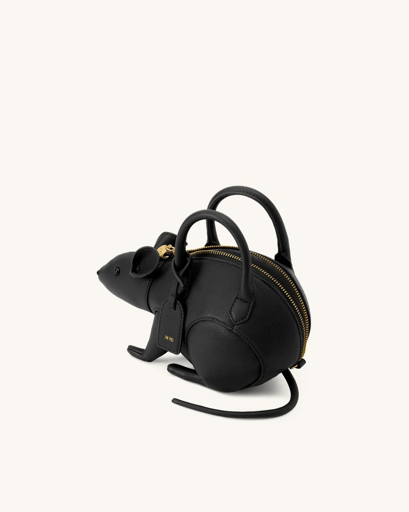 Mia Maus-Henkeltasche - Schwarz