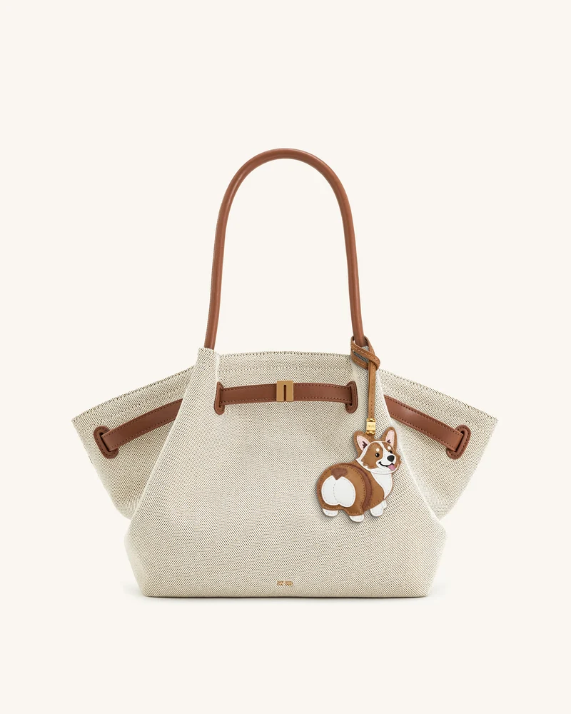 Corgi Taschenanhänger - Braun Multi