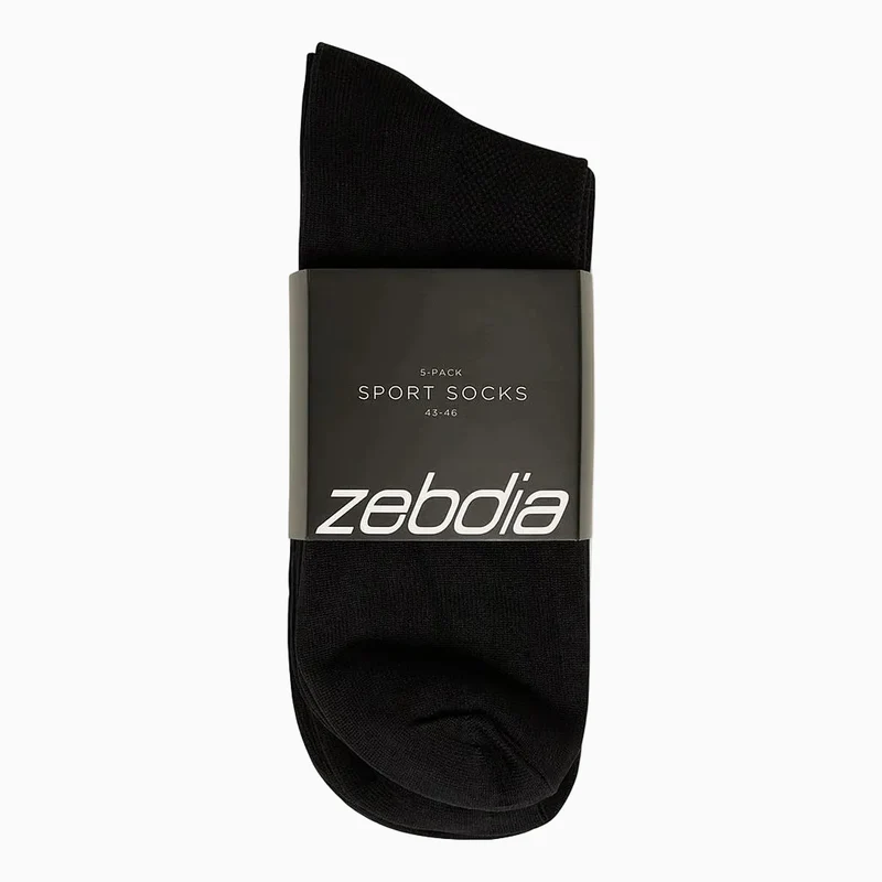 ZEBDIA Unisex Basic Running Socks 5er Pack