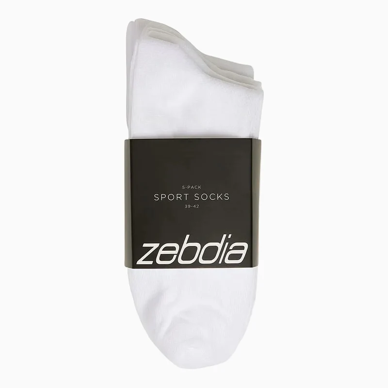 ZEBDIA Unisex Basic Running Socks 5er Pack