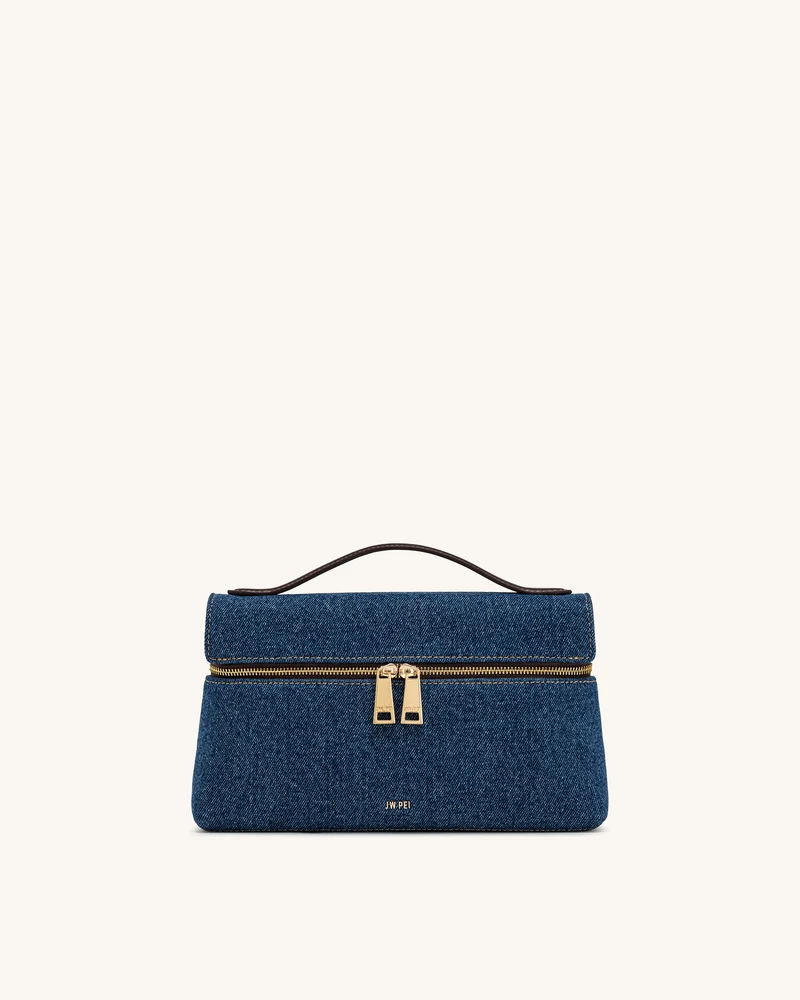 Thea Henkeltasche - Blauer Denim