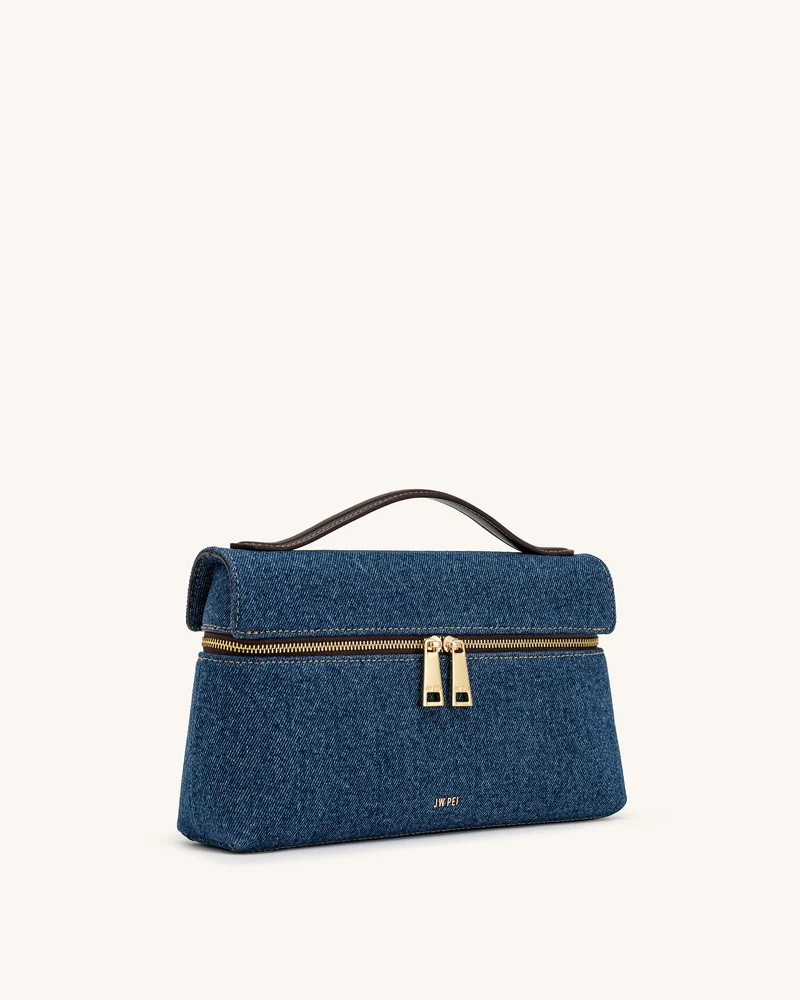 Thea Henkeltasche - Blauer Denim