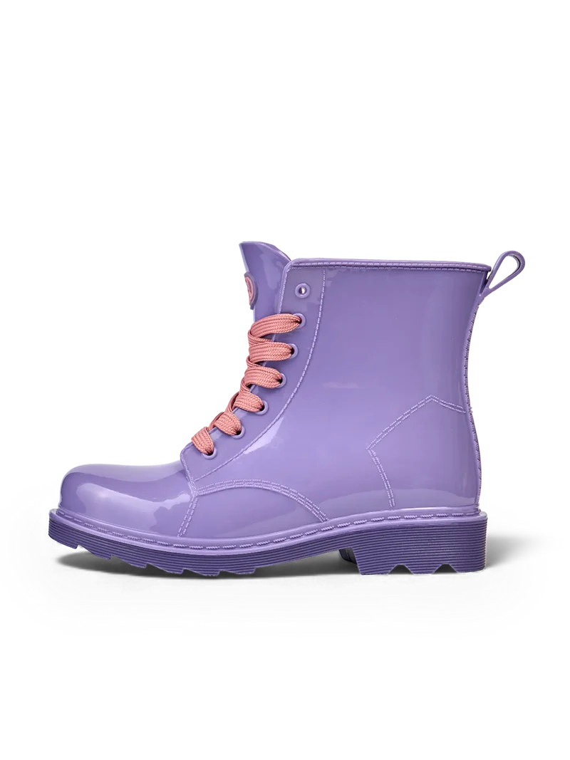 Duftende lila Regenstiefel für Kinder