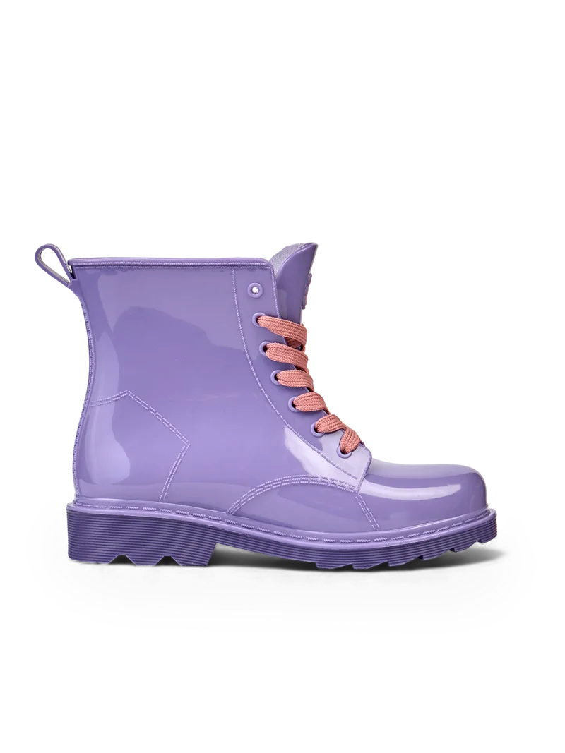 Duftende lila Regenstiefel für Kinder
