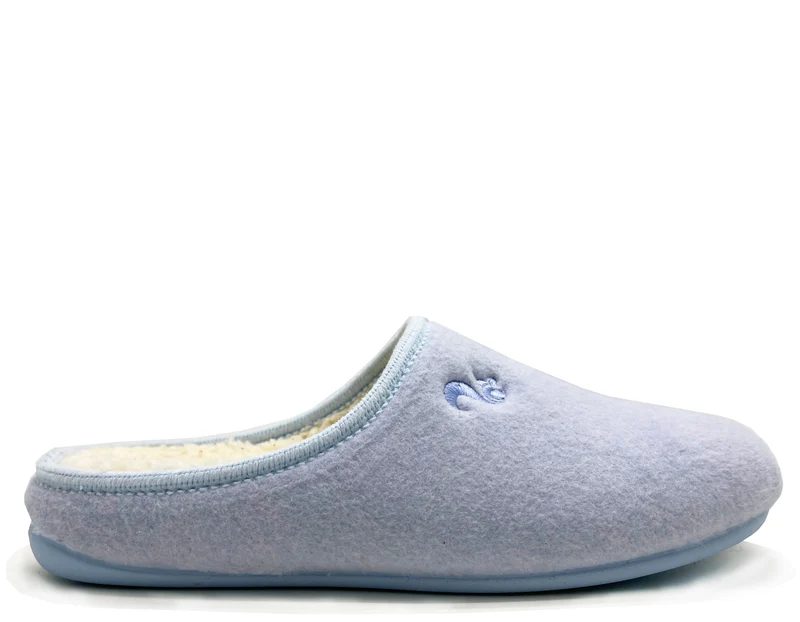 thies 1856 ® Organic Slipper vegan light blue