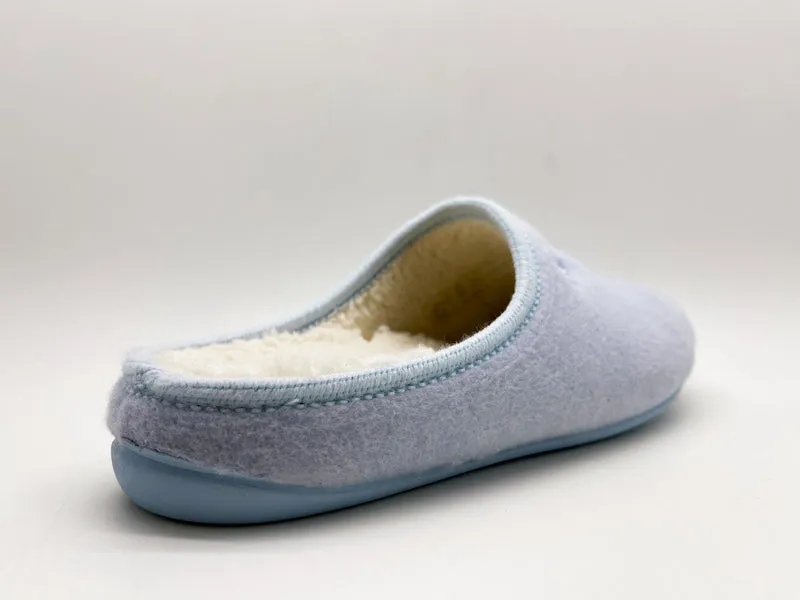 thies 1856 ® Organic Slipper vegan light blue