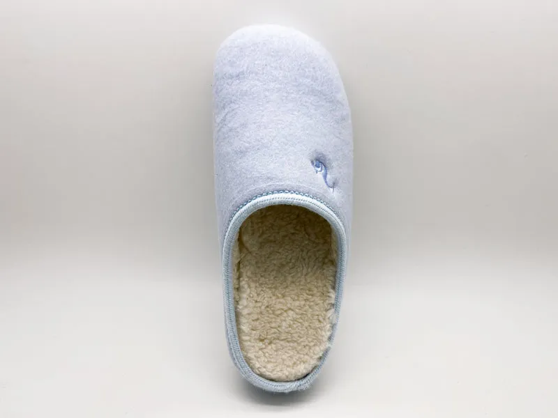thies 1856 ® Organic Slipper vegan light blue