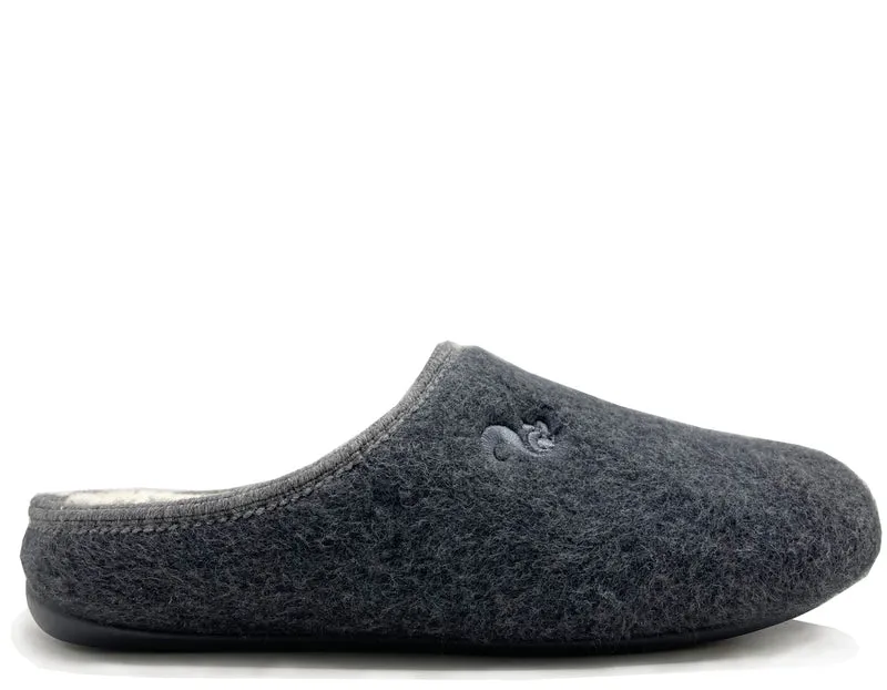 thies 1856 ® Organic Slipper vegan dark grey