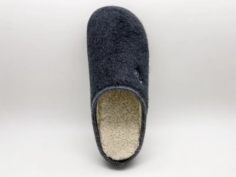 thies 1856 ® Organic Slipper vegan dark grey