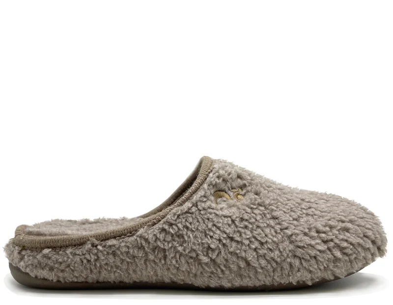 thies 1856 ® Eco Teddy Slipper vegan taupe