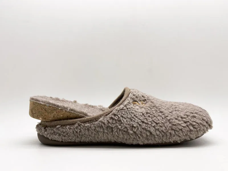 thies 1856 ® Eco Teddy Slipper vegan taupe