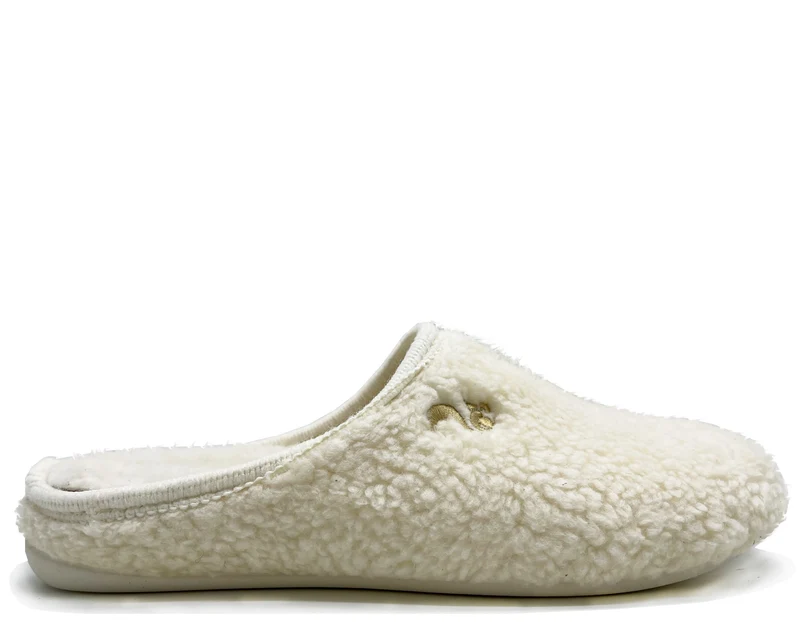 thies 1856 ® Eco Teddy Slipper vegan off white