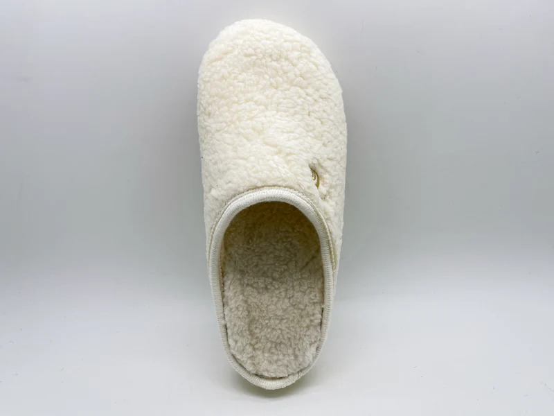thies 1856 ® Eco Teddy Slipper vegan off white