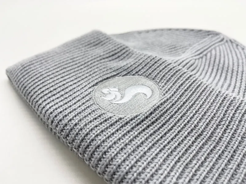 thies Recycled Beanie vegan light grey