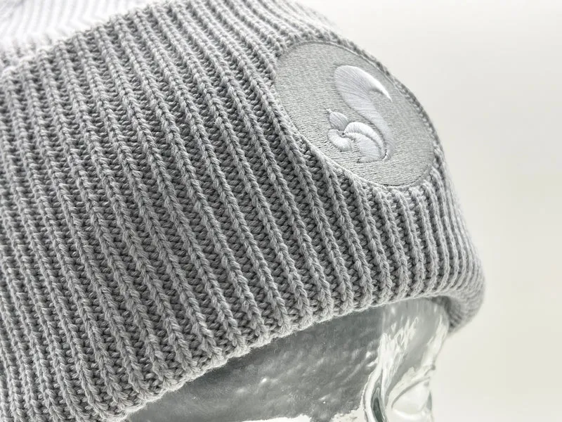 thies Recycled Beanie vegan light grey