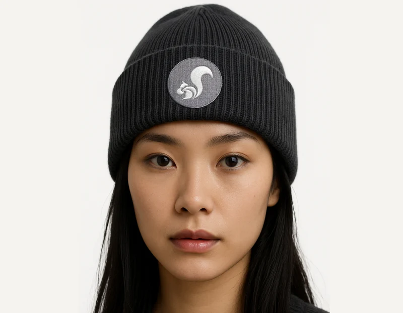 thies Recycled Beanie vegan dark grey