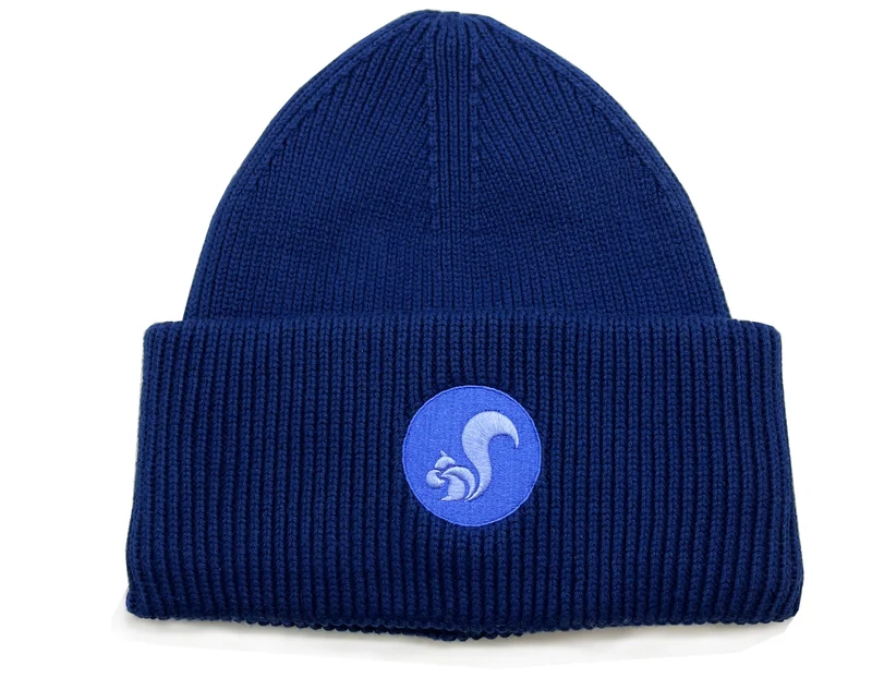 thies Organic Beanie vegan state blue