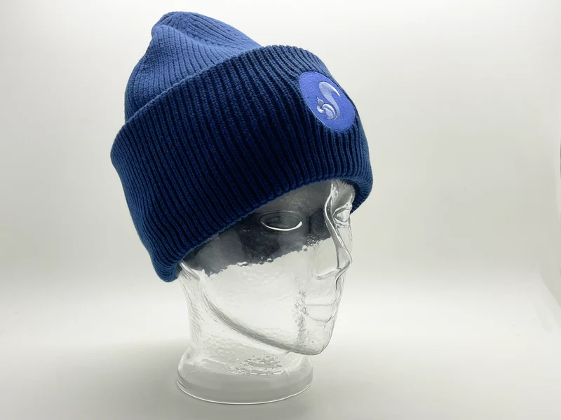 thies Organic Beanie vegan state blue