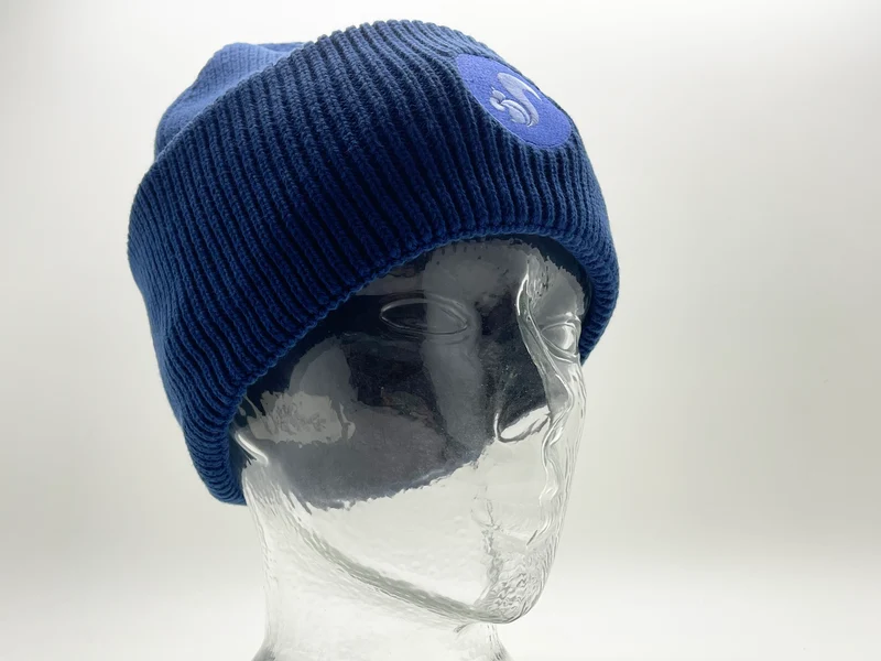 thies Organic Beanie vegan state blue