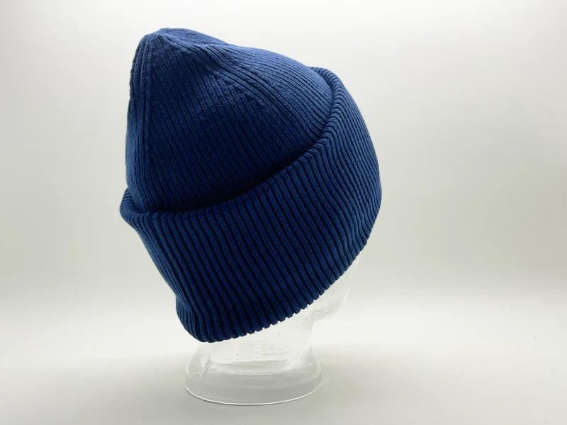 thies Organic Beanie vegan state blue