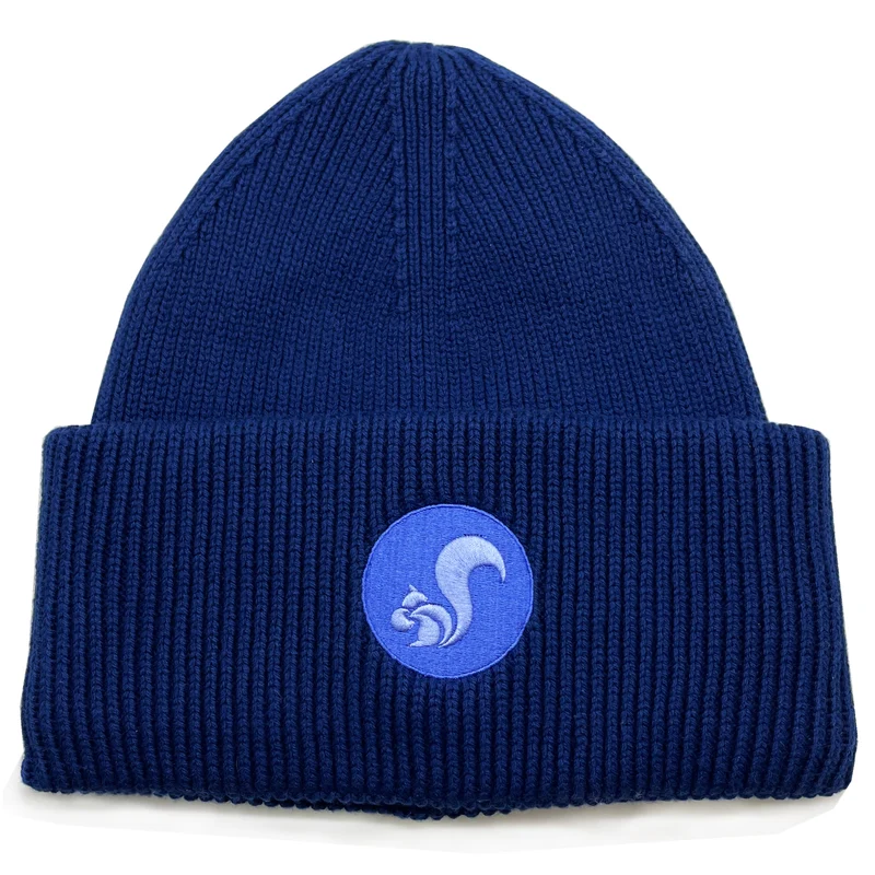 thies Organic Beanie vegan state blue