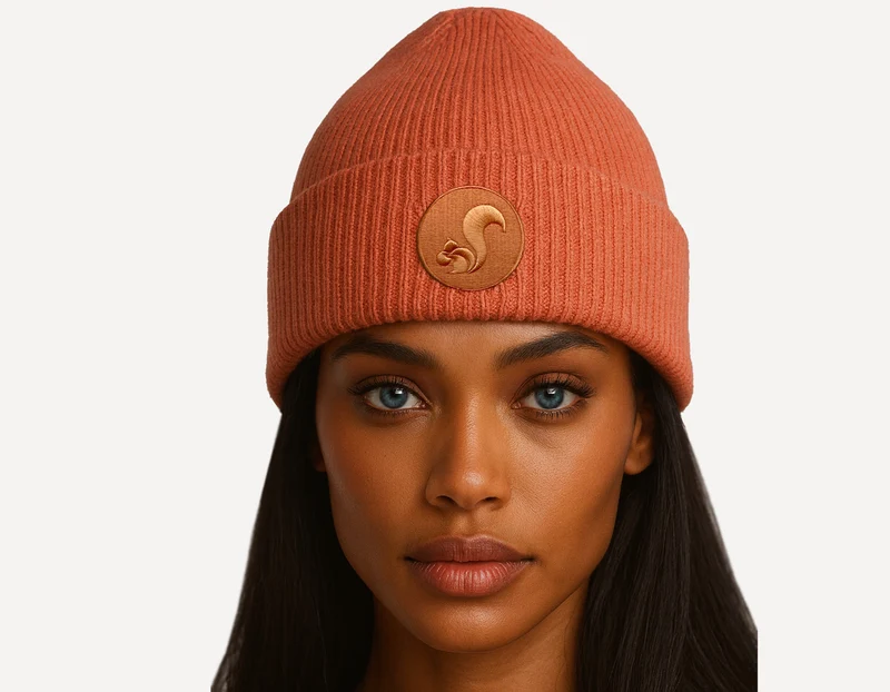 thies Organic Beanie vegan salmon