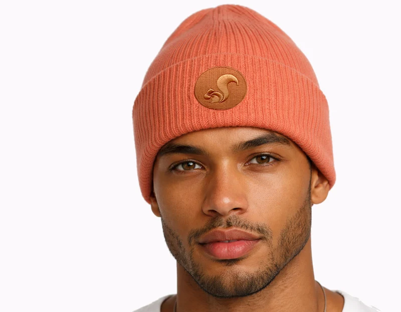 thies Organic Beanie vegan salmon