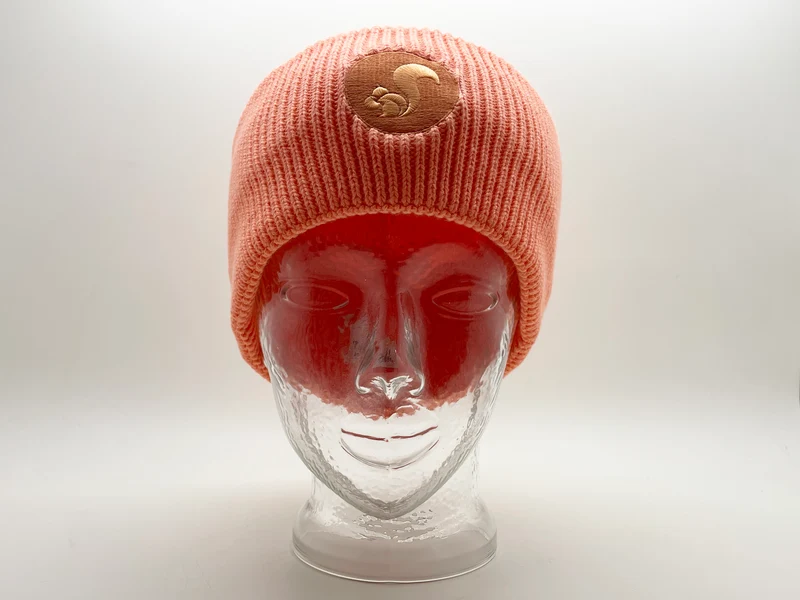 thies Organic Beanie vegan salmon
