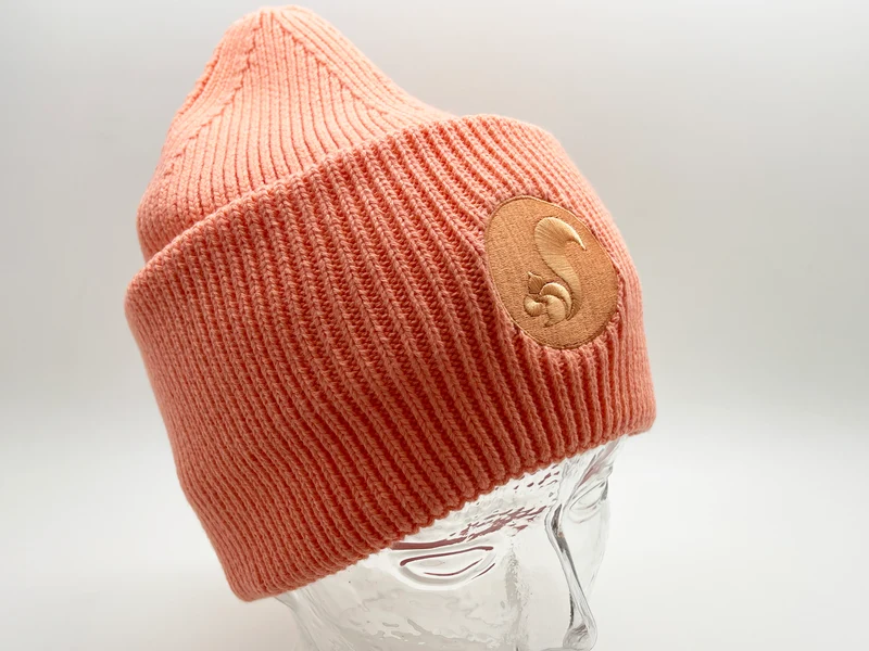 thies Organic Beanie vegan salmon