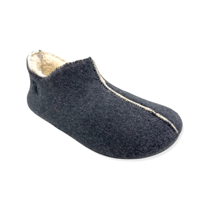 thies 1856 ® Organic Slipper Boots vegan dark grey