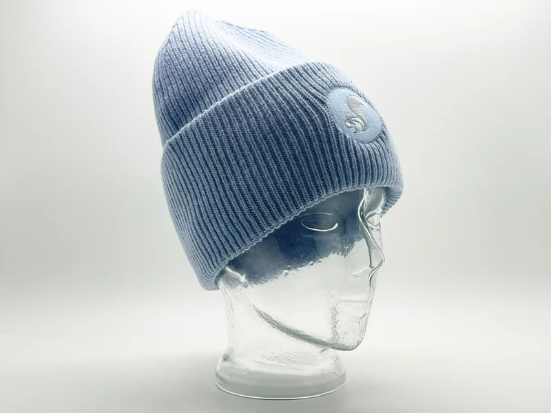 thies Eco Wool Beanie blue fog