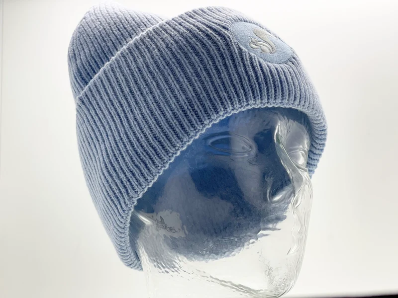 thies Eco Wool Beanie blue fog