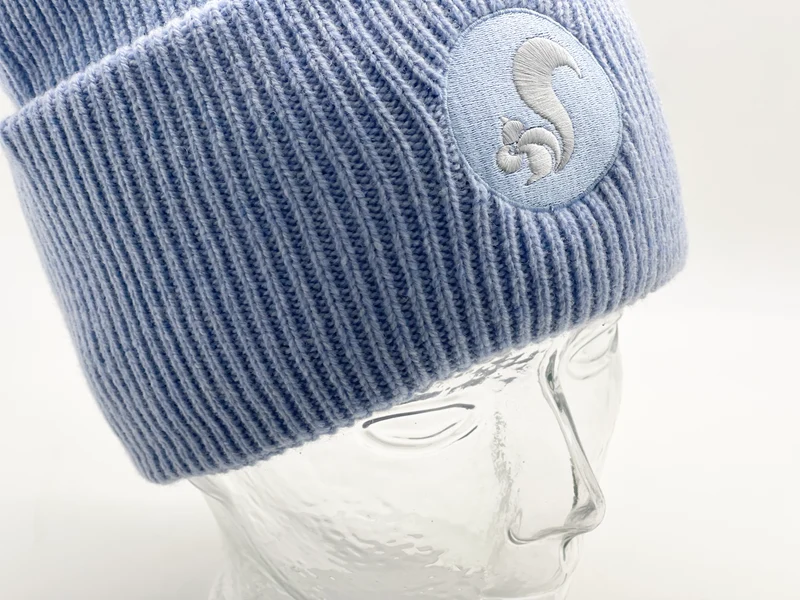 thies Eco Wool Beanie blue fog