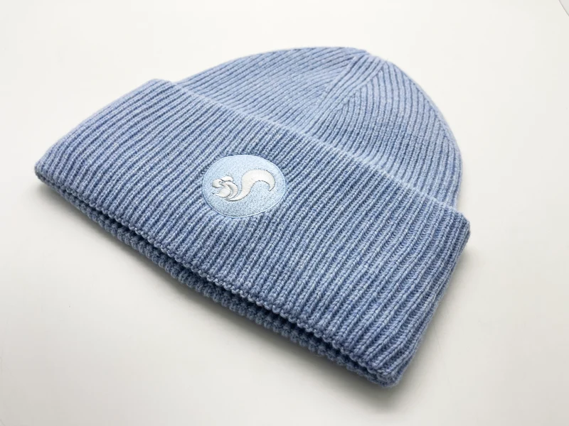 thies Eco Wool Beanie blue fog