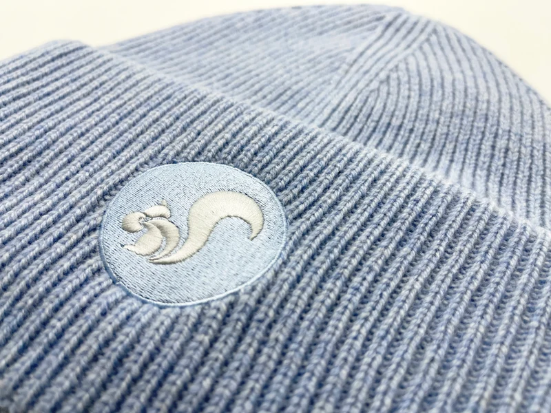 thies Eco Wool Beanie blue fog