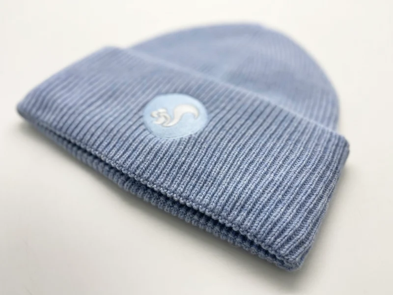 thies Eco Wool Beanie blue fog