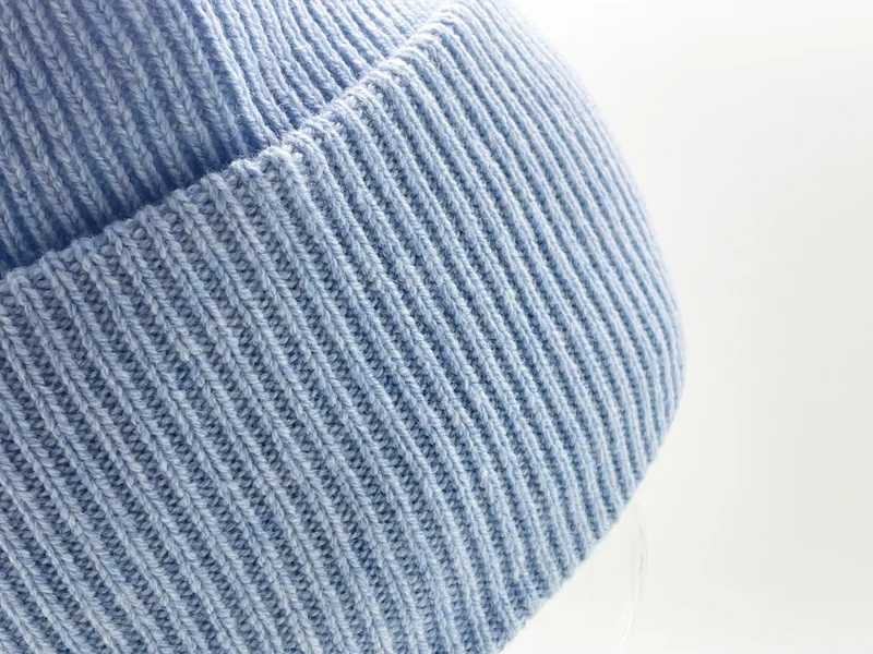 thies Eco Wool Beanie blue fog