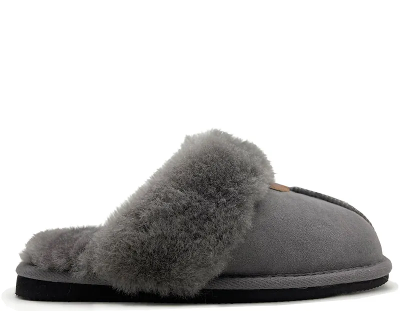 thies 1856 ® Sheepskin Slipper dark grey