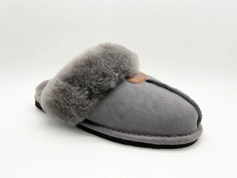 thies 1856 ® Sheepskin Slipper dark grey