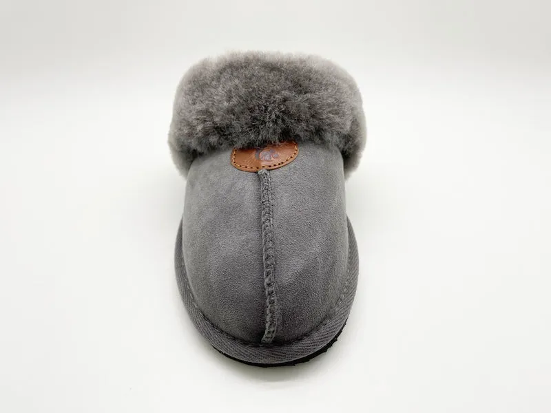 thies 1856 ® Sheepskin Slipper dark grey