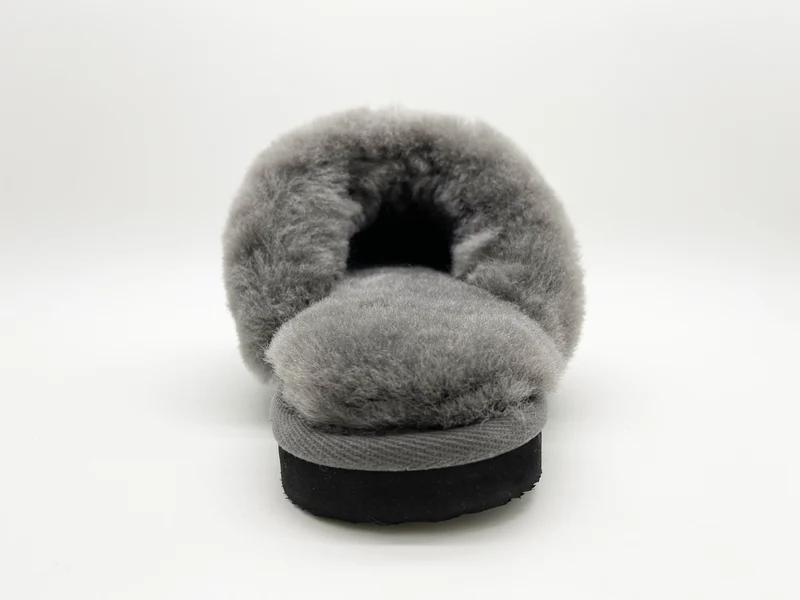 thies 1856 ® Sheepskin Slipper dark grey