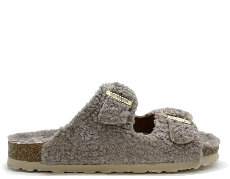 thies 1856 ® Eco Teddy Sandal vegan taupe