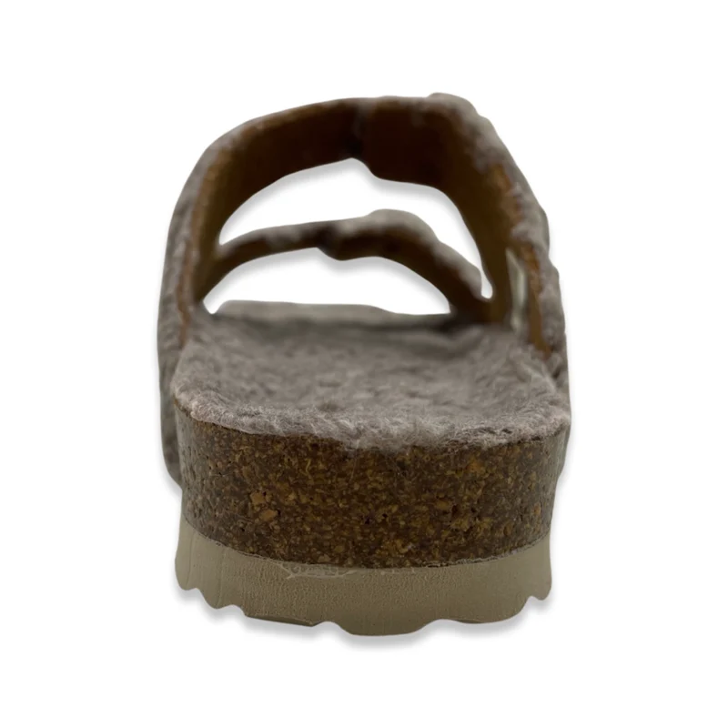thies 1856 ® Eco Teddy Sandal vegan taupe